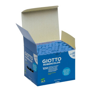 GIOTTO Robercolor Industriekreide rund 80x9mm  blau