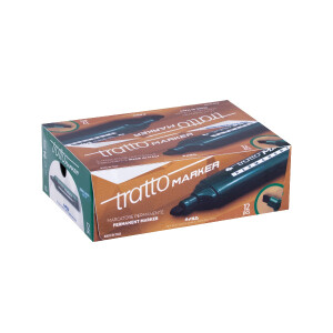 TRATTO Permanentmarker mit Keilspitze 1-5mm  grün