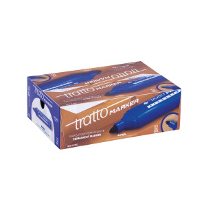 TRATTO Permanentmarker mit Rundspitze 1,4-2,8mm  blau
