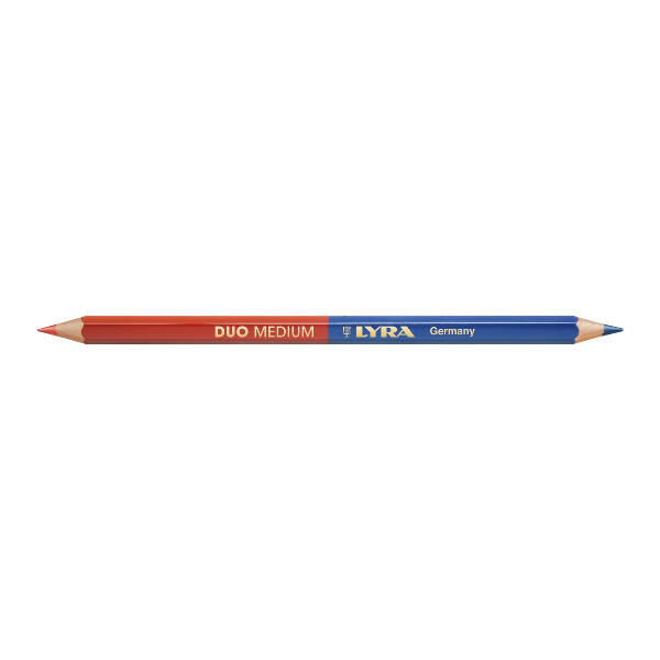 LYRA DUO Medium Markierstift 178mmm hex.  rot/blau