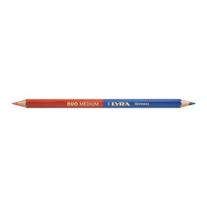 LYRA DUO Medium Markierstift 178mmm hex.  rot/blau
