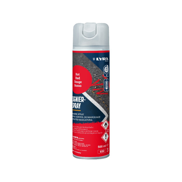 LYRA Signierspray 500 ml rot