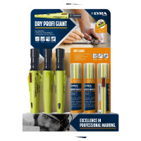 LYRA DRY PROFI GIANT Baumarker 12 Stk / LYRA DRY GIANT LEADS Graphit 2B univ. Tube 5x2mm 9 Stk Display