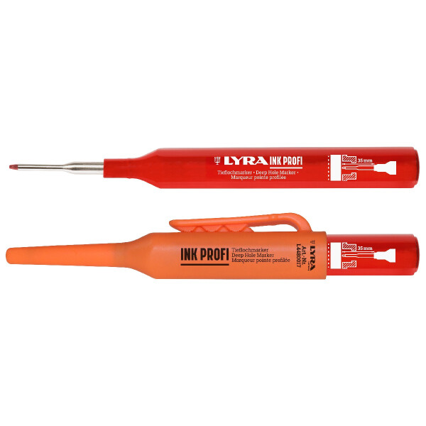 LYRA INK PROFI Tieflochmarker permanent 1mm  rot