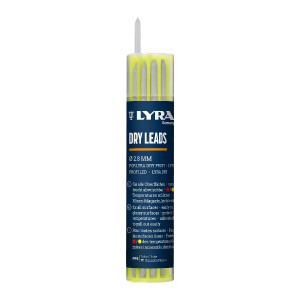 LYRA DRY Ersatzminen univ. Tube 2,8mm 12 Stk  weiß
