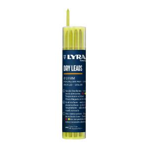 LYRA DRY Ersatzminen univ. Tube 2,8mm 12 Stk  gelb