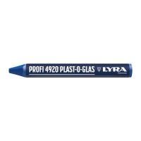 LYRA Wachskreide PLAST-O-GLAS rund 90x9,5mm  blau