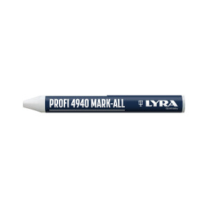 LYRA Reifen-/Universalkreide rund 90x9,5mm  weiß