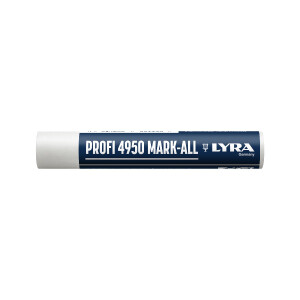 LYRA Reifen-/Universalkreide rund 90x15mm weiß