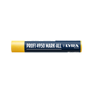 LYRA Reifen-/Universalkreide rund 90x15mm gelb