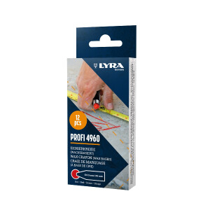 LYRA Wachskreide 6897 rund 100x8,5mm  rot