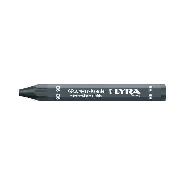LYRA Graphitkreide 2B hex 120x12mm