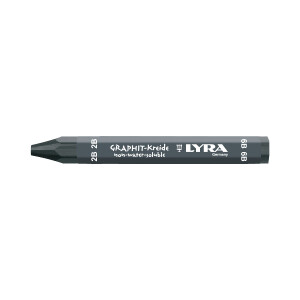 LYRA Graphitkreide 9B hex 120x12mm