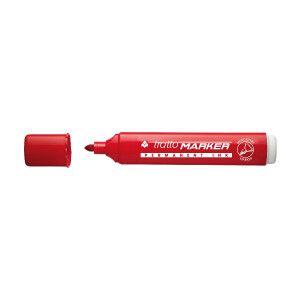 TRATTO Permanentmarker mit Rundspitze 1,4-2,8mm V12 rot