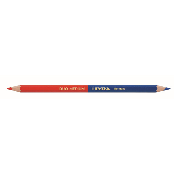 LYRA DUO Medium Markierstift 178mmm hex. V12 rot/blau