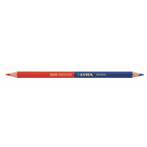 LYRA DUO Medium Markierstift 178mmm hex. V12 rot/blau