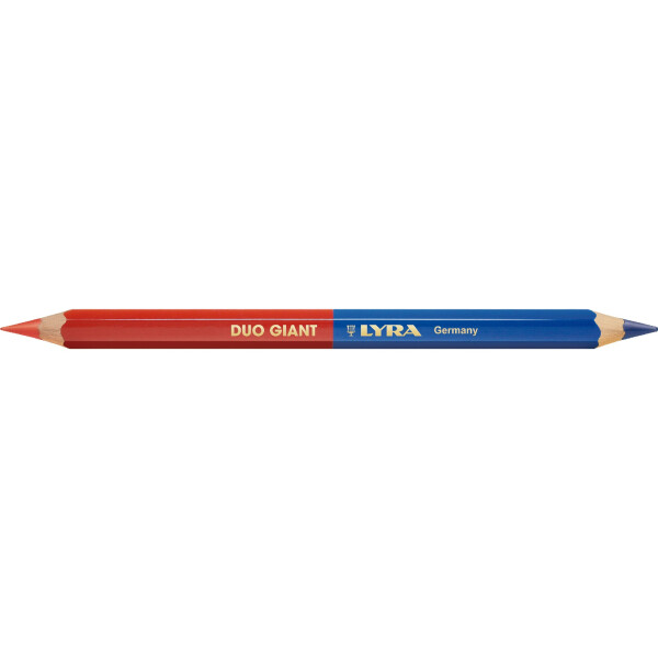 LYRA DUO Giant Markierstift 175mm hex. V12 rot/blau