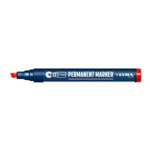 LYRA Permanentmarker mit Keilspitze medium 2-6mm V10 rot