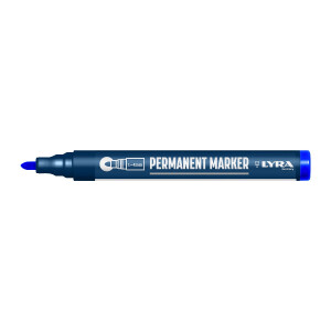 LYRA Permanentmarker mit Rundspitze fine 1-4mm V10 blau