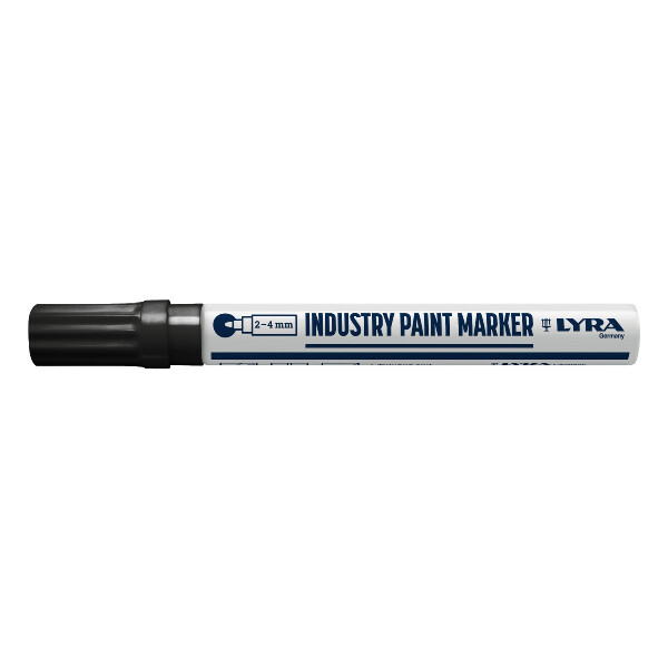 LYRA INDUSTRY MARKER 2-4mm V10 schwarz