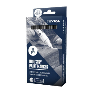 LYRA INDUSTRY MARKER 2-4mm V10 schwarz