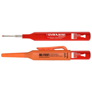 LYRA INK PROFI Tieflochmarker permanent 1mm V10 rot