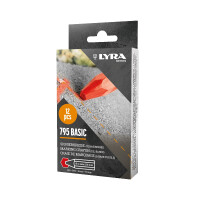 LYRA Signierkreide 795 BASIC hex. 110x11mm V12 rot