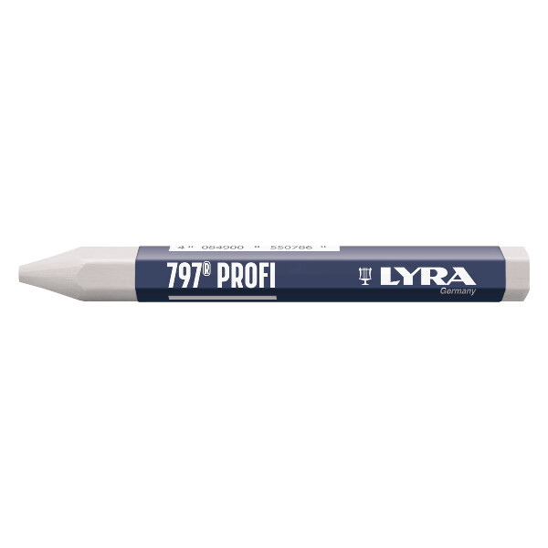 LYRA Förster & Signierkreide 797® PROFI hex. 120x12mm V12 weiß