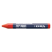 LYRA Förster & Signierkreide 797® PROFI hex. 120x12mm V12 rot