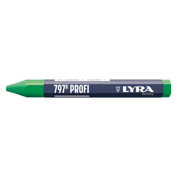 LYRA Förster & Signierkreide 797® PROFI hex. 120x12mm V12 grün