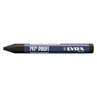 LYRA Förster & Signierkreide 797® PROFI hex. 120x12mm V12 schwarz