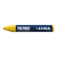 LYRA Wachskreide 798 PROFI hex. 95x12mm V12 gelb