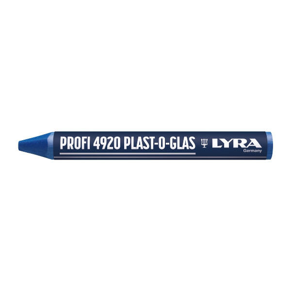 LYRA Wachskreide PLAST-O-GLAS rund 90x9,5mm V12 blau