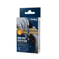 LYRA Wachskreide PLAST-O-GLAS rund 90x9,5mm V12 blau