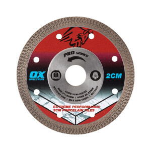 Ox Tools 2CM-125/22  Pro 2CM Porzellan Schneideklinge -...