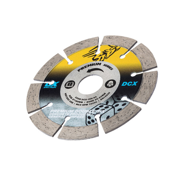 Ox Tools DCX125/22 Spectrum Plus Double Six Diamanttrennscheibe - GP - 125/22.23mm
