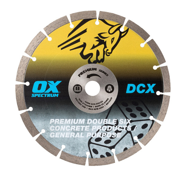 Ox Tools DCX230/22 Spectrum Plus Double Six Diamanttrennscheibe - GP - 230/22.23mm