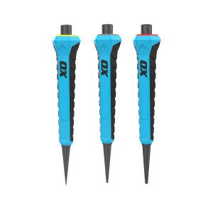 Ox Tools OX-P095031  Pro Nagellocher mit Griff 3er-Pack -...