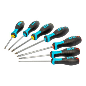 Ox Tools OX-P363107  Pro 7-teiliges Schraubendreher-Set -...