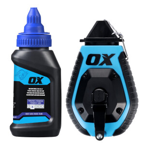 Ox Tools OX-T630602 Trade 30m/100 ABS Kreide Rolle mit...