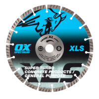 Ox Tools XLS-230/22  Trade XL Super - Turbo segmentierte Diamanttrennscheibe - Beton & GP - 230/22.23mm