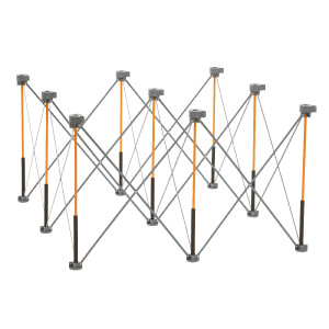 Bora CK9S Centipede 1m x 1m x 0.7m Einheit, 4 x Tassen, 2...
