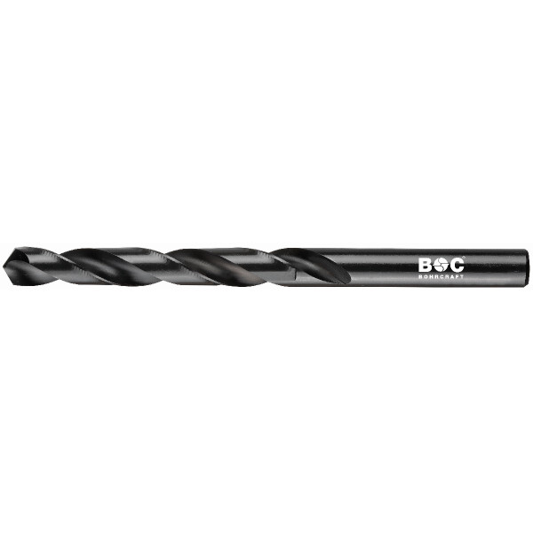Bohrcraft Spiralbohrer kurz DIN 338-G schwarz Typ N PROFI BASIC