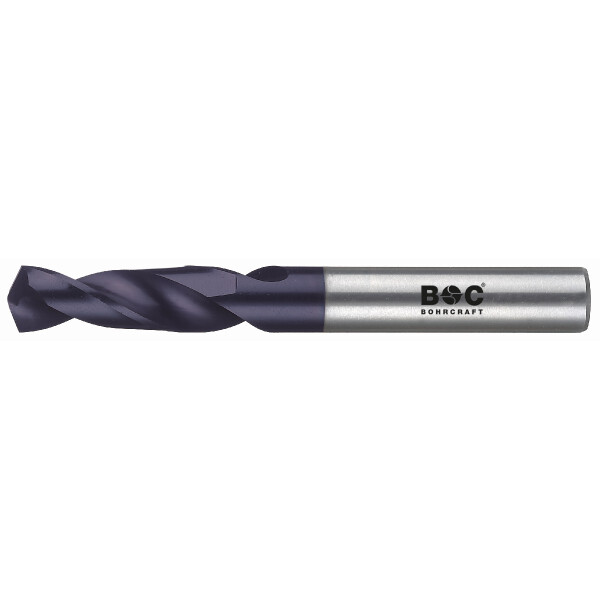 Bohrcraft Spiralbohrer extra kurz VHM DIN 6539 TiALN PROFI PLUS