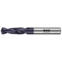 Bohrcraft Spiralbohrer extra kurz VHM DIN 6539 TiALN PROFI PLUS
