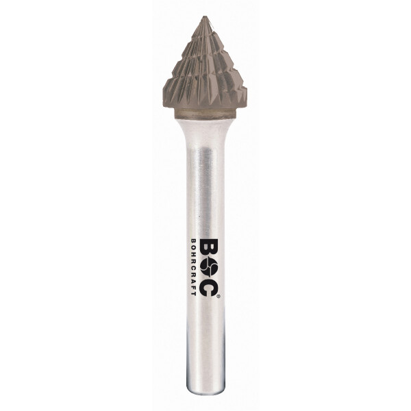 Bohrcraft HM Frässtift Form J 60° TiAlN