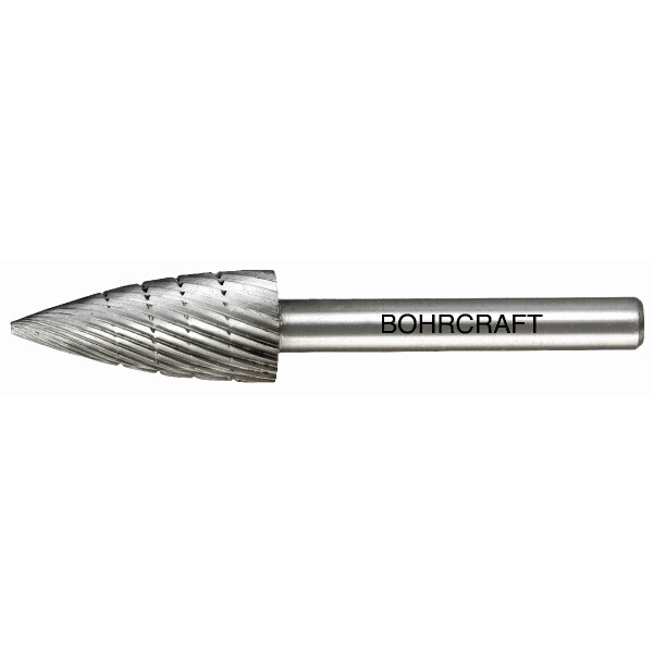 Bohrcraft HSS Frässtift HSS Form G Spitzbogen
