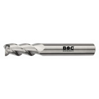 Bohrcraft Schaftfräser 3 Schneiden VHM Bohrn.fr.3S ~DIN6527L-W HA lang/2,0 mm BC P+