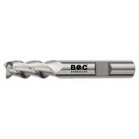 Bohrcraft Schaftfräser 3 Schneiden VHM Bohrn.fr.3S ~DIN6527L-W HB lang/3,0 mm BC P+