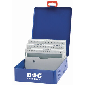Bohrcraft Metall Metall-Kassette blau  M 601 leer
